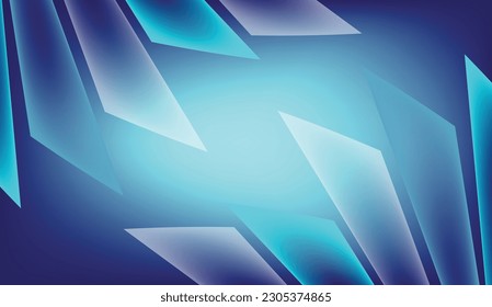 Abstract blue color background. Dynamic shapes composition. Vector illustration