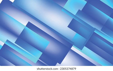 Abstract blue color background. Dynamic shapes composition. Vector illustration