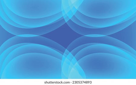 Abstract blue color background. Dynamic shapes composition. Vector illustration