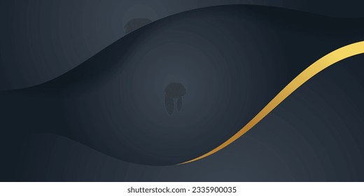 Abstract blue color background. Dynamic shapes composition.