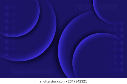 Fondo de color azul abstracto. Composición dinámica de formas. Ilustración del vector