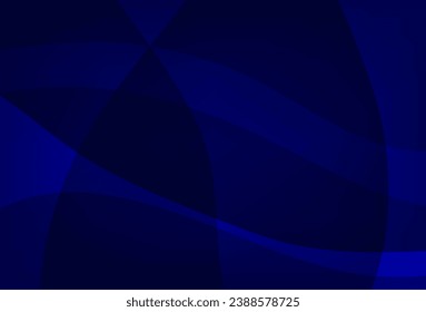 Abstract blue color background. Dynamic shapes composition. Vector illustration