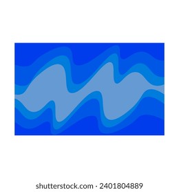 Abstract blue color background. Dynamic shapes composition.Eps10 vector