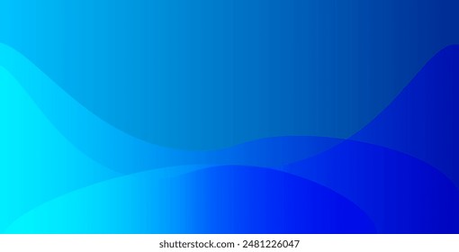 Abstract blue color background. Dynamic shapes composition. Vector eps10