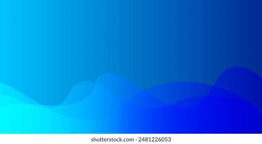 Abstract blue color background. Dynamic shapes composition. Vector eps10