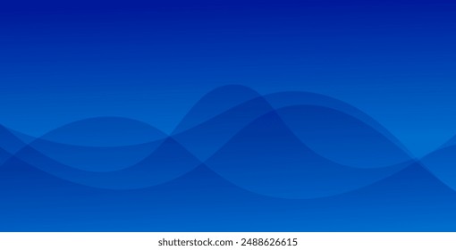 Abstract blue color background. Dynamic shapes composition. Eps10 vector