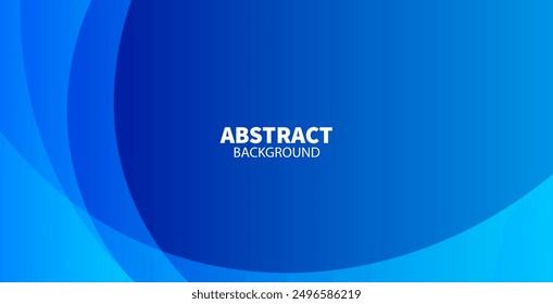 Abstract blue color background. Dynamic shapes composition