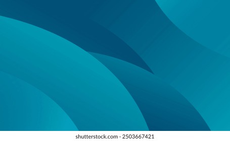Abstract blue color background. Dynamic sound wave. Design element. Vector illustration
