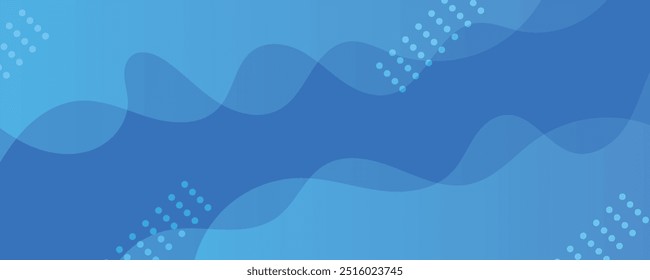 Abstract blue color background. Dynamic shapes composition. Eps10