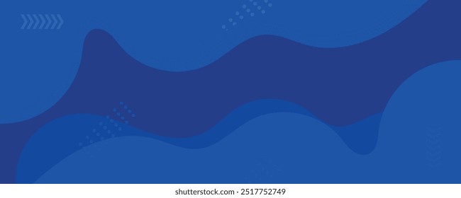 Abstract blue color background. Dynamic shapes composition. Eps10 