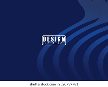 Fundo de cor azul abstrato. Composição dinâmica da forma. Ilustração do vetor de fundo de gradiente azul.