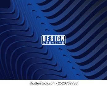 Fundo de cor azul abstrato. Composição dinâmica da forma. Ilustração do vetor de fundo de gradiente azul.