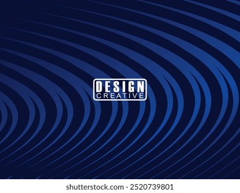 Fundo de cor azul abstrato. Composição dinâmica da forma. Ilustração do vetor de fundo de gradiente azul.