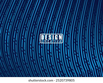 Fundo de cor azul abstrato. Composição dinâmica da forma. Ilustração do vetor de fundo de gradiente azul.