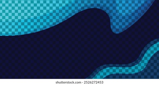 Abstract blue color background. Dynamic shapes composition. Vector illustration