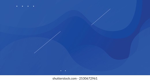 Abstract blue color background. Dynamic shapes composition.