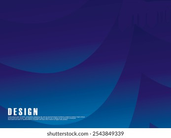 Abstractas fondo de color azul. Composición dinámica de la forma. Patrón de nube de gradiente de ondas azules. Ilustración vectorial de fondo degradado azul.