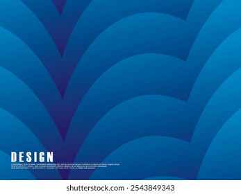 Abstract blue color background. Dynamic shape composition. Blue waves gradient cloud pattern. Blue gradient background vector illustration.