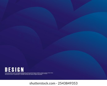 Abstract blue color background. Dynamic shape composition. Blue waves gradient cloud pattern. Blue gradient background vector illustration.
