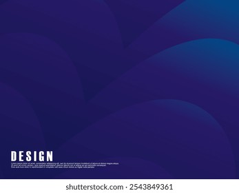 Abstractas fondo de color azul. Composición dinámica de la forma. Patrón de nube de gradiente de ondas azules. Ilustración vectorial de fondo degradado azul.