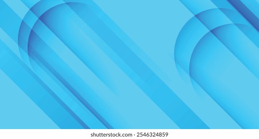 Abstract blue color background. Dynamic shapes composition.