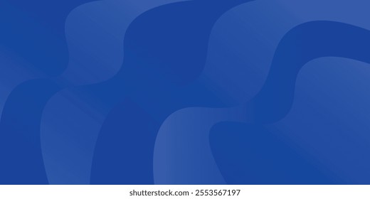 Abstract blue color background. Dynamic shapes composition. Eps10 vector