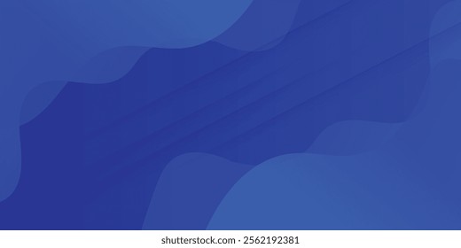 Abstract blue color background. Dynamic shapes composition. modern abstratc backgorund