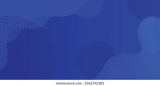 Abstract blue color background. Dynamic shapes composition. modern abstratc backgorund