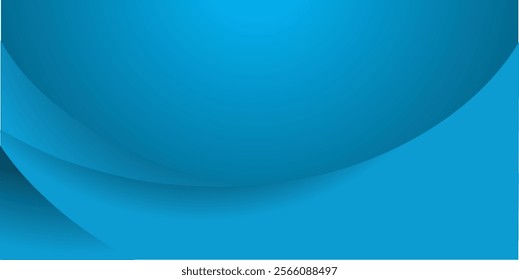 Abstract blue color background. Dynamic shapes composition