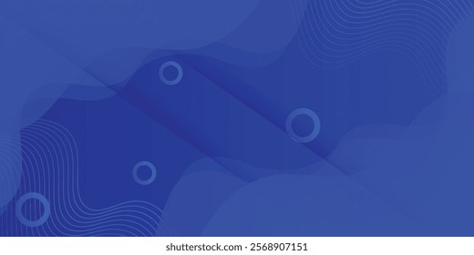 Abstract blue color background. Dynamic shapes composition. modern abstratc backgorund