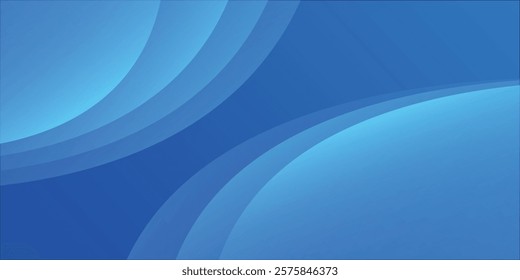 Abstract blue color background. Dynamic shapes composition. Vector illustration