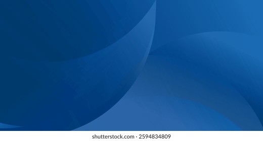 Abstract blue color background. Dynamic shapes composition. Vector illustration