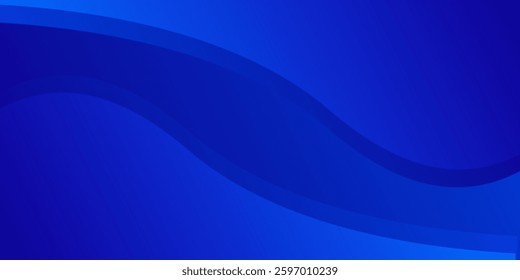 Abstract blue color background. Dynamic shapes composition. Eps10 vector
