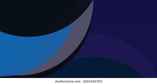 Abstract blue color background. Dynamic shapes composition. Vector illustration