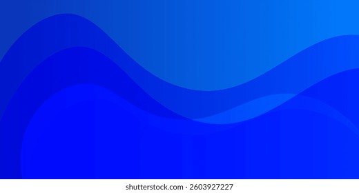 Abstract blue color background. Dynamic shapes composition