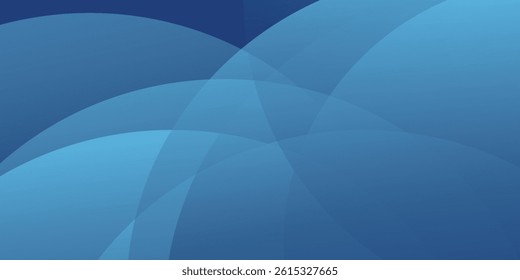 Abstract blue color background. Dynamic shapes composition. Vector illustration
