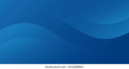 Abstract blue color background. Dynamic shapes composition. Vector illustration