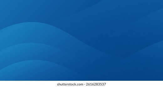 Abstract blue color background. Dynamic shapes composition. Vector illustration