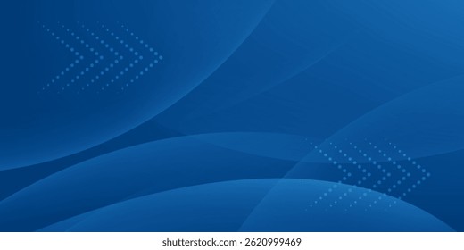 Abstract blue color background. Dynamic shapes composition. Vector illustration modern