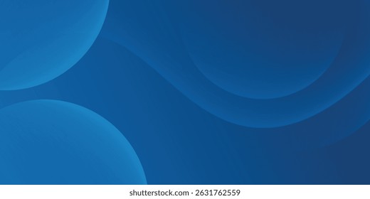 Abstract blue color background. Dynamic shapes composition. Vector illustration