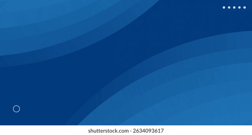 Abstract blue color background. Dynamic shapes composition. Vector illustration