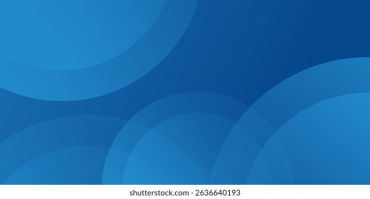 Fundo de cor azul abstrato. Composição de formas dinâmicas. Ilustração vetorial