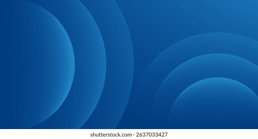 Abstract blue color background. Dynamic shapes composition. Vector illustration