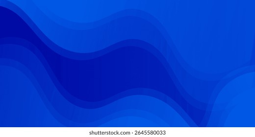 Abstrakter blauer Farbhintergrund. Dynamische Formenzusammensetzung. EPS10-Vektor