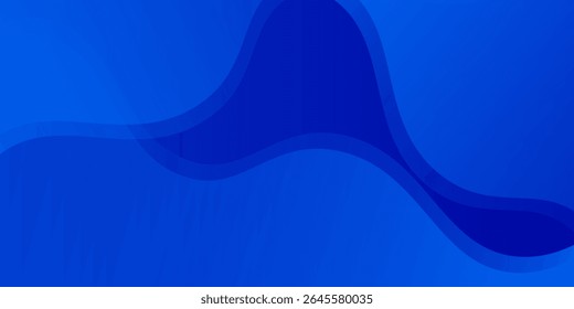 Abstract blue color background. Dynamic shapes composition. Eps10 vector
