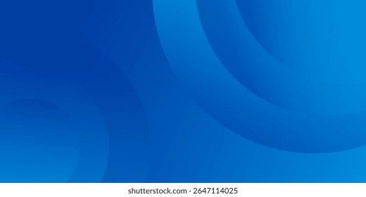 Abstract blue color background. Dynamic shapes composition. Vector illustration