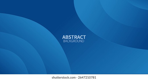 Abstract blue color background. Dynamic shapes composition. Vector illustration