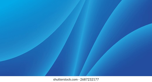 Abstract blue color background. Dynamic shapes composition. Eps10 vector