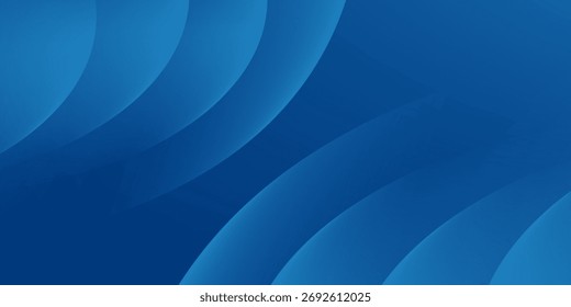 Abstract blue color background. Dynamic shapes composition. Vector illustration