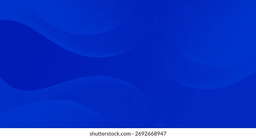 Abstract blue color background. Dynamic shapes composition. Eps10 vector